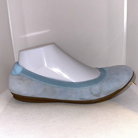 Lands’ End Blue Suede Ballet Flats Size 8.5B - EUC - Picture 7 of 10